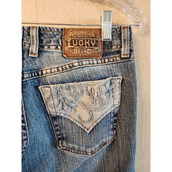 Lucky Brand Women's Denim Blossom Wonder Jean 90's Y2K Low Rise - Picture 4 of 13